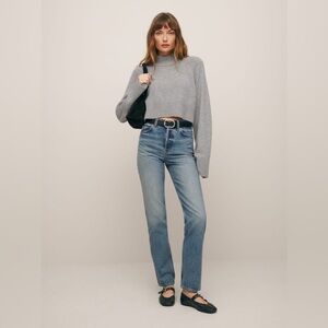NWT 💙 Reformation • Cynthia High Rise Straight Leg Jeans • Size 24